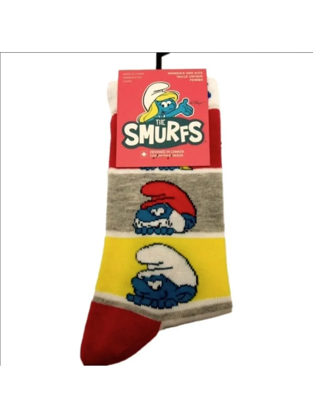 4/$25  New Smurf Socks The Smurfs Socks Papa Smurf Smurfette